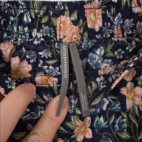 Anthropologie Floral Women's Pants The Wren Boxer large - Picture 5 of 5